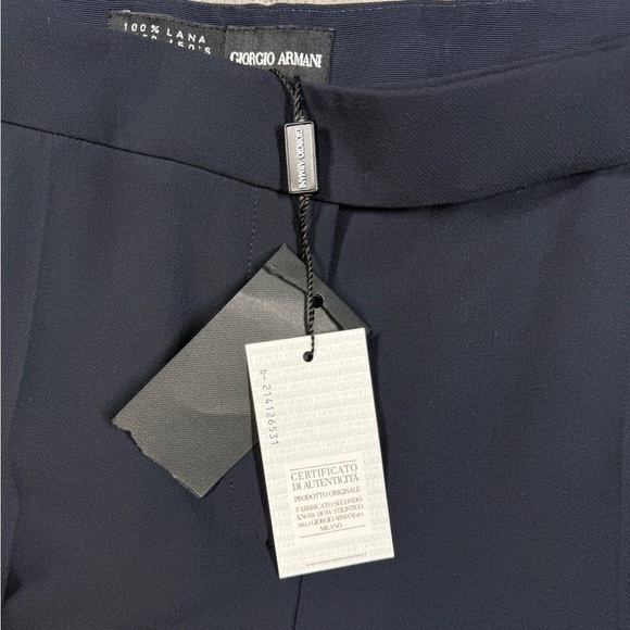 Giorgio Armani NWT 100% Lana Super 150s Made in Italy Trouser Pant Size 46 - Picture 2 of 8